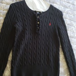 Navy Ralph Lauren Girls Sweater